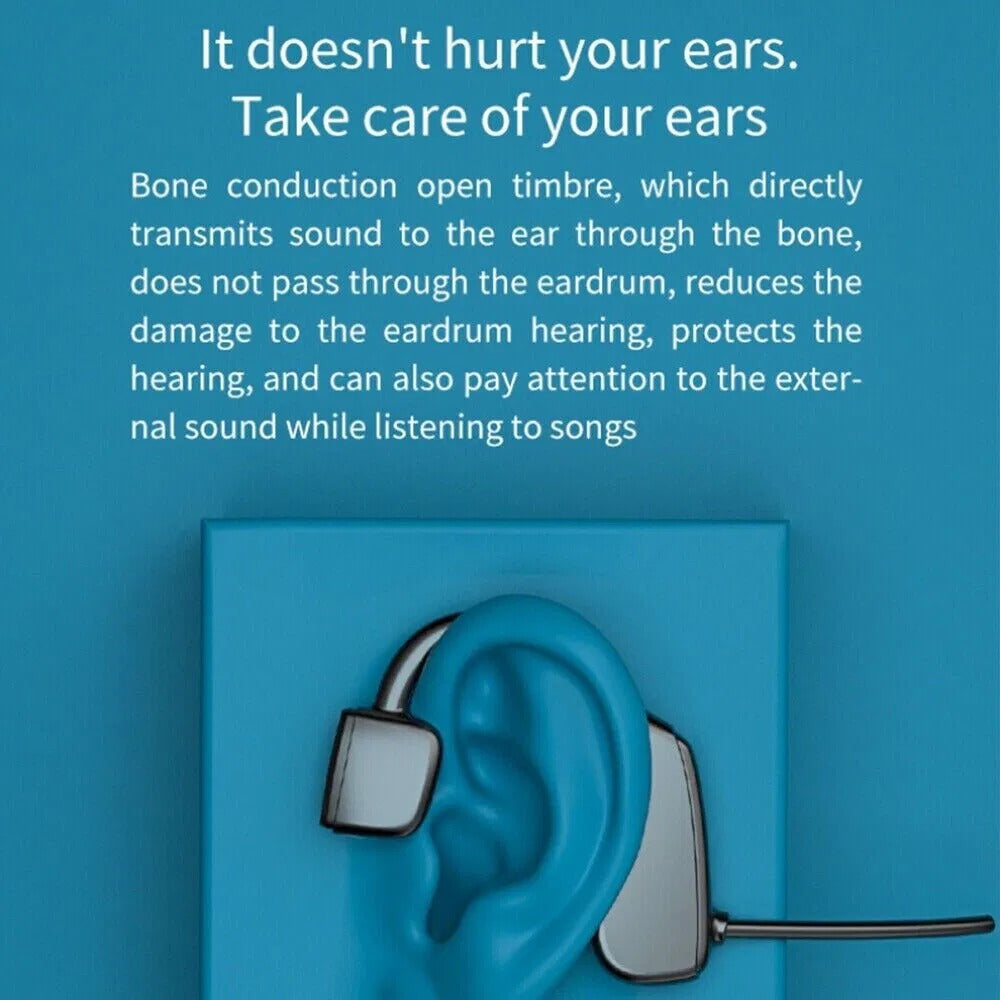 Open-Ear Bone-Conduction Headphones - Sleep & Move Without Earbuds
