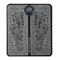 EMS foot massager mat with controller, full product